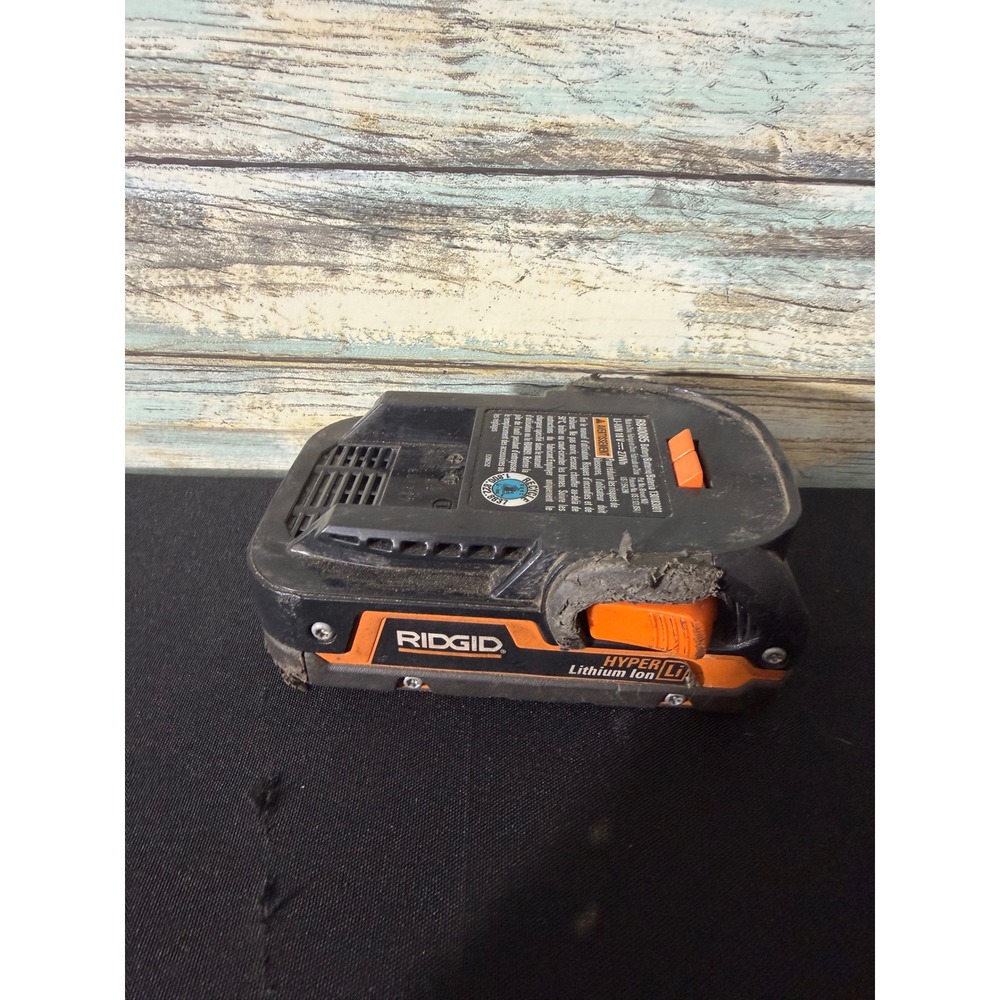 RIDGID R840085‎ 18V Battery 1.5Ah Black Orange Good Hyper Lithium Ion 27Wh Works